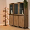 Sindacco Vitrinekast Mangohout 160 cm