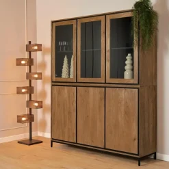 Sindacco Vitrinekast Mangohout 160 cm