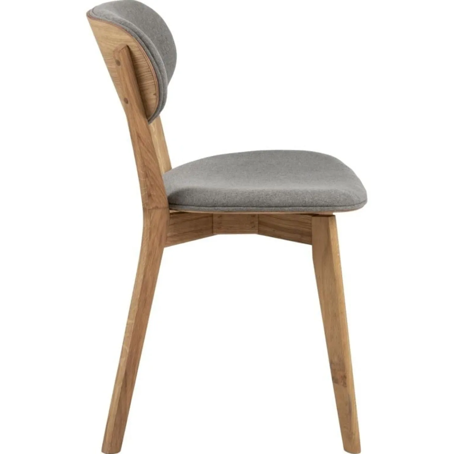 Skano Eetkamerstoel Grijs met Hout