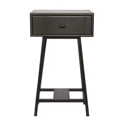 Skybox Sidetable Mangohout Zwart 40cm