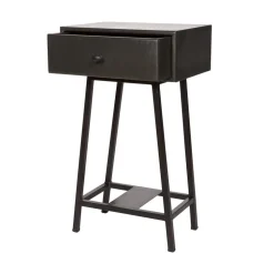 Skybox Sidetable Mangohout Zwart 40cm
