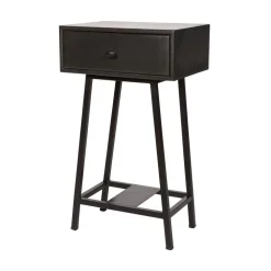 Skybox Sidetable Mangohout Zwart 40cm