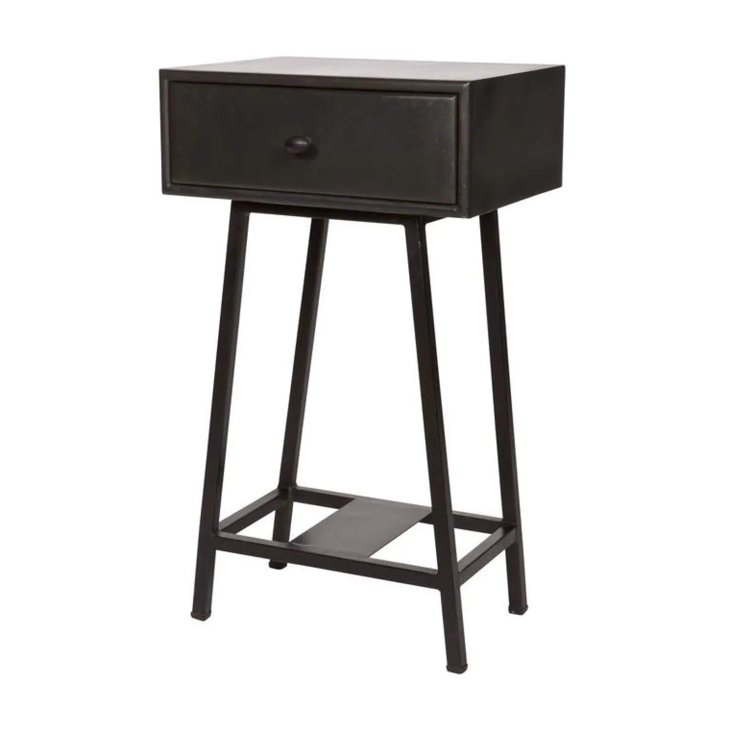 Skybox Sidetable Mangohout Zwart 40cm