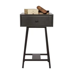 Skybox Sidetable Mangohout Zwart 40cm