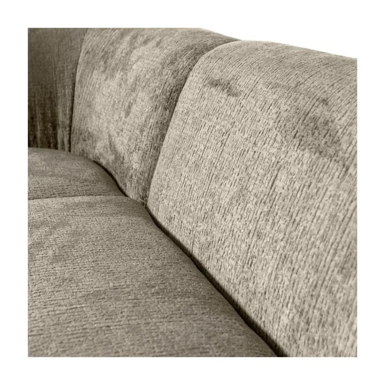 Sloping Hoekbank Links Structure Velvet Wheatfield