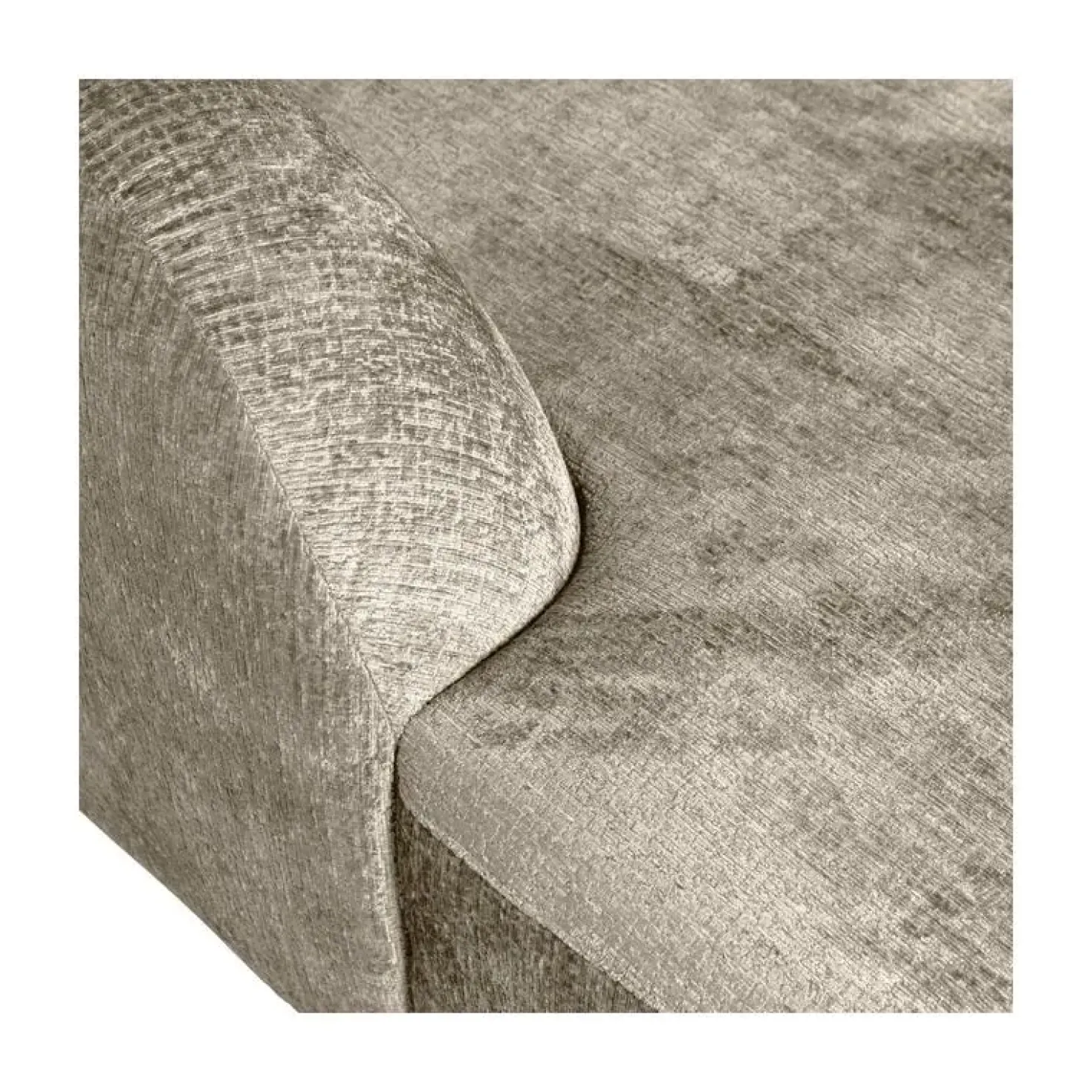 Sloping Hoekbank Links Structure Velvet Wheatfield