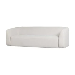 Sloping 3-Zits Bank Pearl Melange 240cm