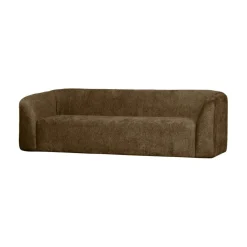 Sloping 3-Zits Bank Structure Velvet Brass 240cm