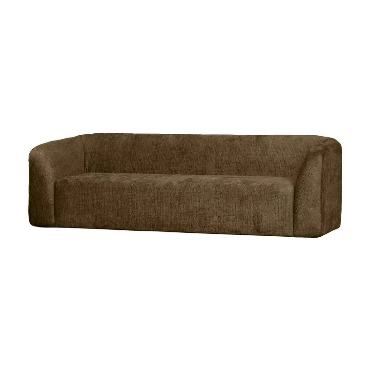 Sloping 3-Zits Bank Structure Velvet Brass 240cm