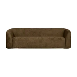 Sloping 3-Zits Bank Structure Velvet Brass 240cm