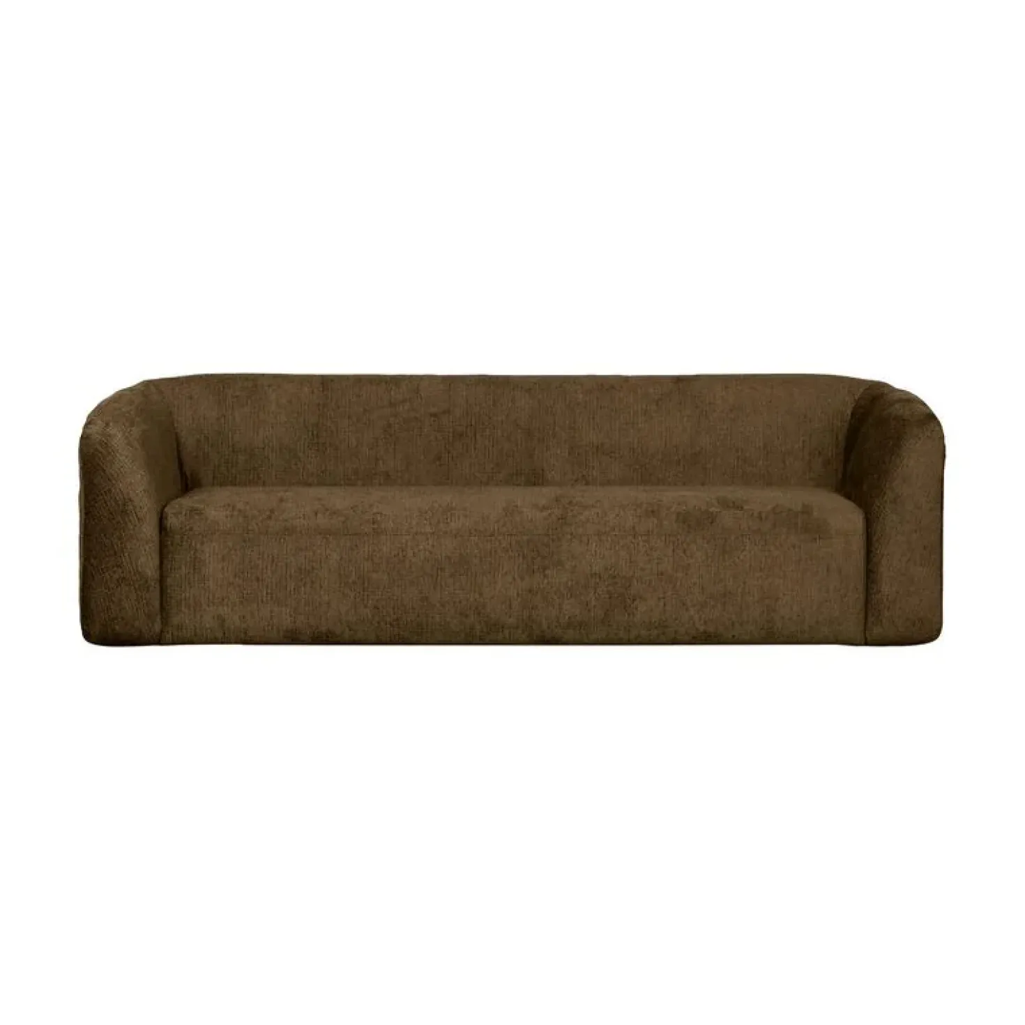 Sloping 3-Zits Bank Structure Velvet Brass 240cm