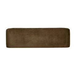 Sloping 3-Zits Bank Structure Velvet Brass 240cm