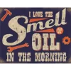 Smell of Oil - metalen bord