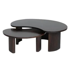 Sofia Salontafel organisch Walnoot 125cm