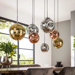 Solaro 7-lichts Hanglamp industrieel