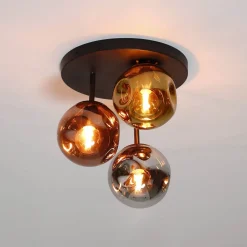 Solaro 3-lichts Plafondlamp industrieel