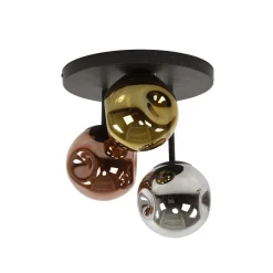Solaro 3-lichts Plafondlamp industrieel