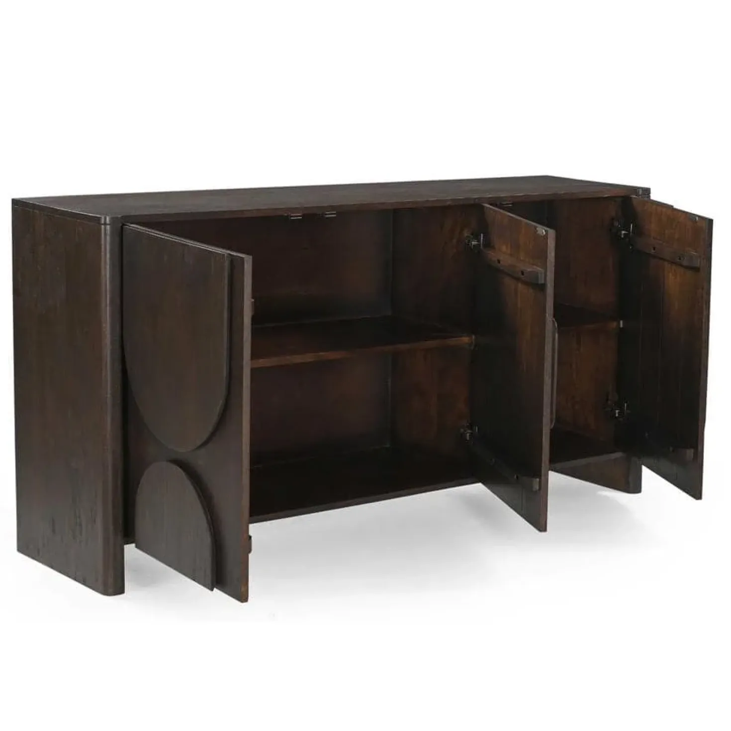 Sona Dressoir bruin Mangohout 160 cm