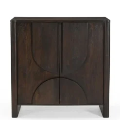 Sona Wandkastje bruin Mangohout 80 cm