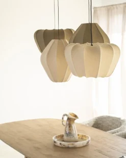 Sora 1-lichts Hanglamp Small Naturel