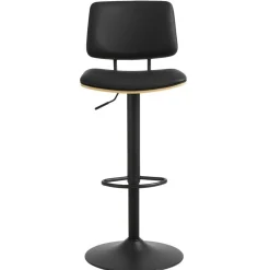 Sorana Barkruk Zwart met Hout