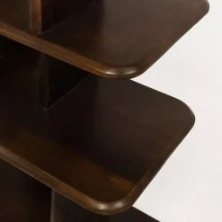 Sorano Boekenkast mangohout Walnoot 140 cm