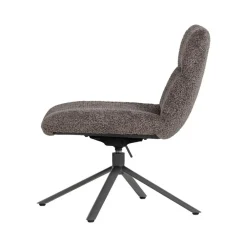 Soren Draaifauteuil Verstelbaar Wollig Bruin