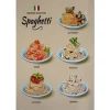 Spaghetti - metalen bord