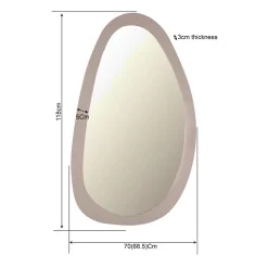 Spiegel Lucien 70 cm Zand