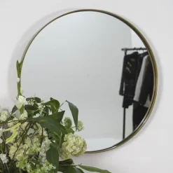Spiegel Oder goud 60cm rond