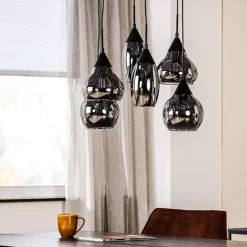 Spix Hanglamp 6-lichts smoke glas