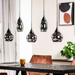 Spix Hanglamp 5-lichts smoke glas