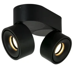 Spot Fez 2-lichts zwart