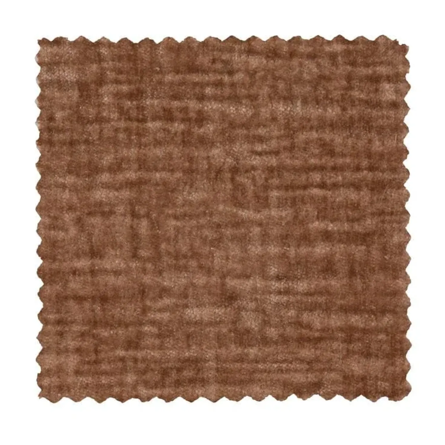Statement Hocker Chenille Velvet Terra 80cm
