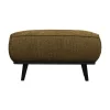 Statement Hocker Structure Velvet Brass 80cm