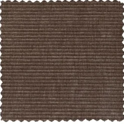 Statement Hoekbank Links Ribstof Taupe