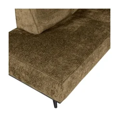 Statement Hoekbank Links Structure Velvet Brass