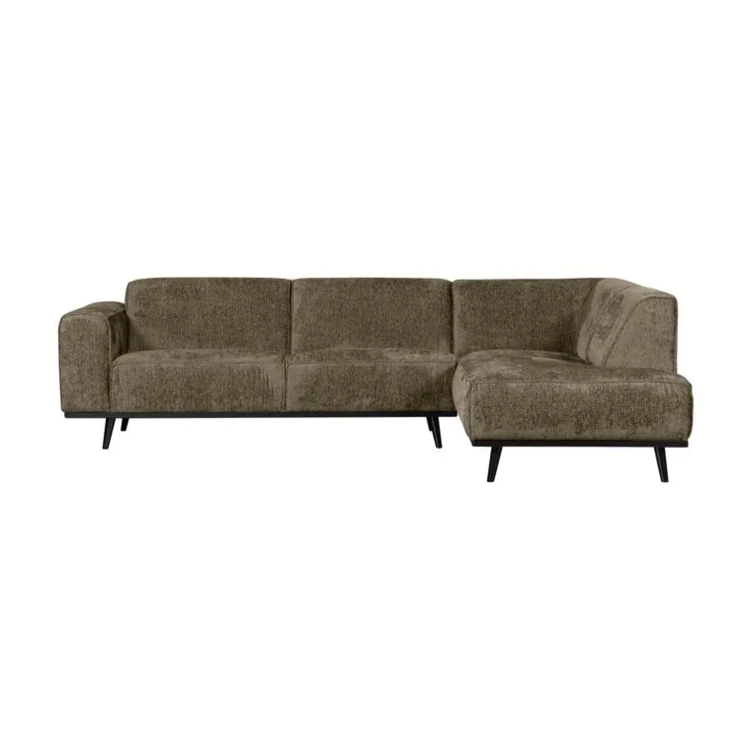 Statement Hoekbank Rechts Structure Velvet Bonsai
