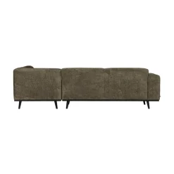 Statement Hoekbank Rechts Structure Velvet Bonsai