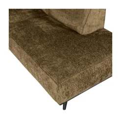 Statement Hoekbank Rechts Structure Velvet Brass