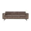 Statement 3-Zits Bank Ribstof Taupe 230cm