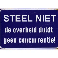 Steel niet - metalen bord