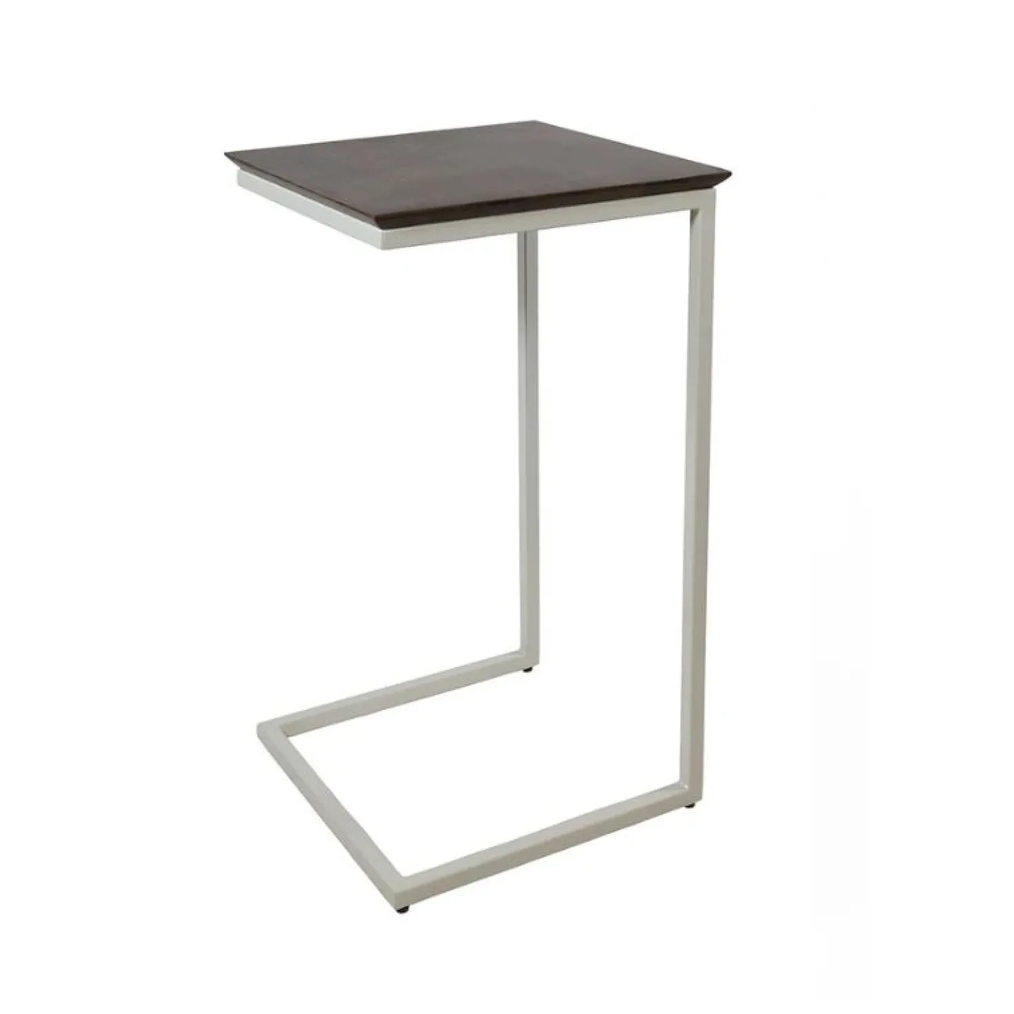 Stella Bijzettafel vierkant Walnoot 40cm