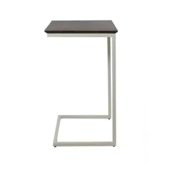 Stella Bijzettafel vierkant Walnoot 40cm