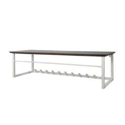 Stella Kapstok 11 haaks met hoedenplank 100cm