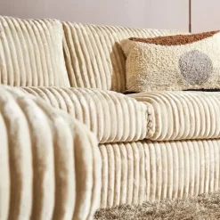 Sterre Hoekbank Sofa L + 2,5 zits Creme zand
