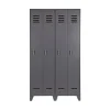 Stijn Lockerkast 2-Deurs Steel Grey 103cm