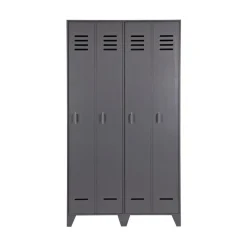 Stijn Lockerkast 2-Deurs Steel Grey 103cm