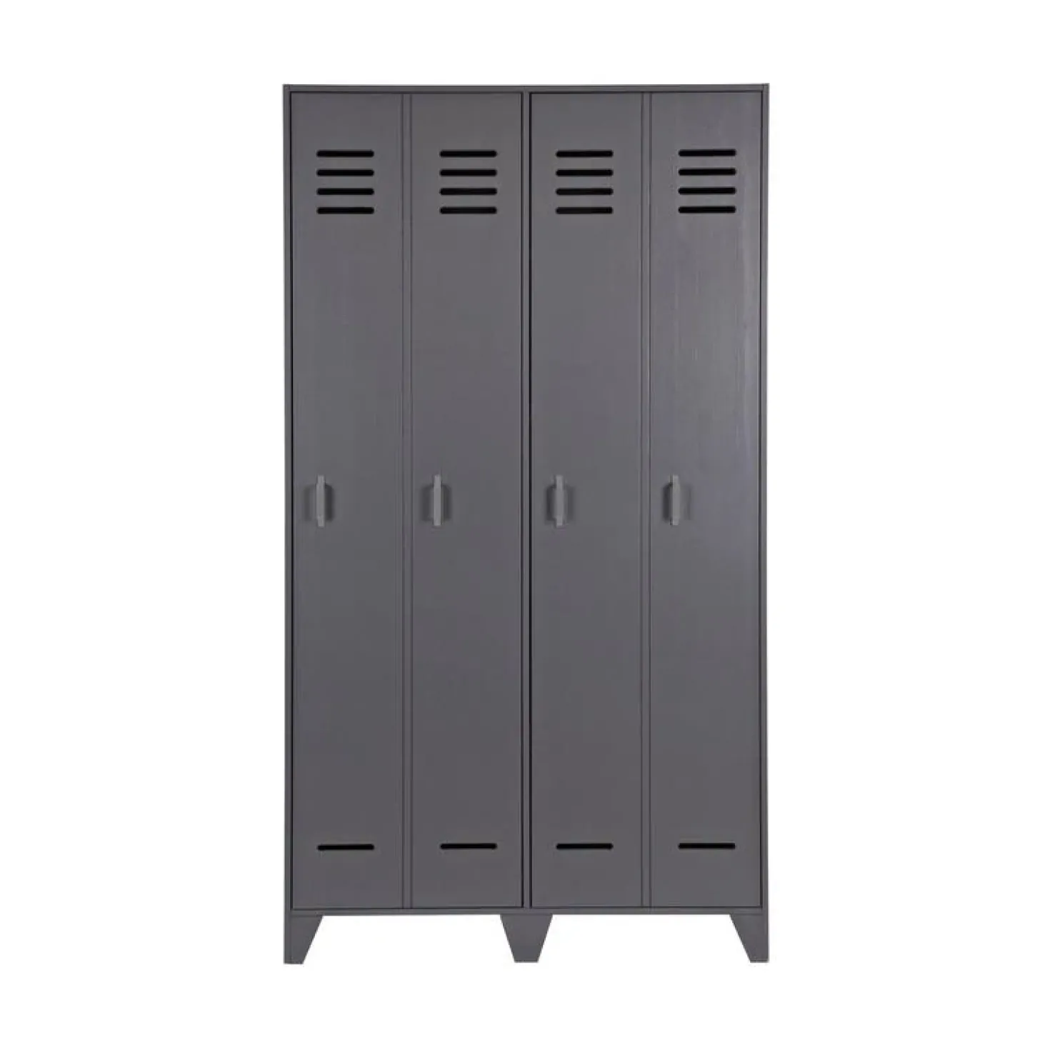 Stijn Lockerkast 2-Deurs Steel Grey 103cm