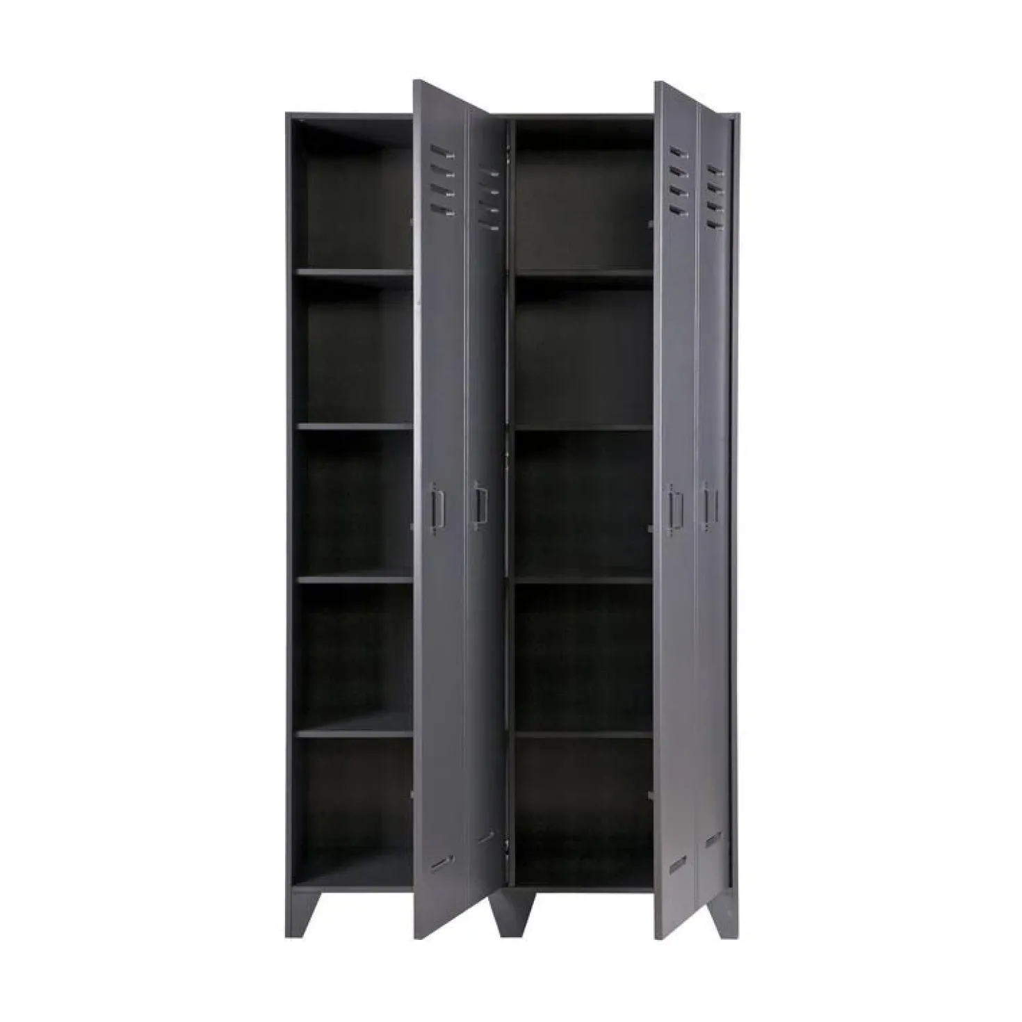 Stijn Lockerkast 2-Deurs Steel Grey 103cm